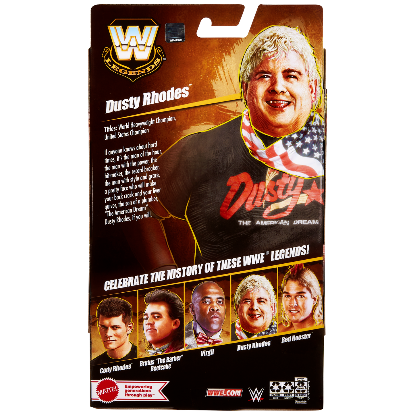 2025 WWE Mattel Elite Collection Legends Greatest Hits Series 3 Dusty Rhodes