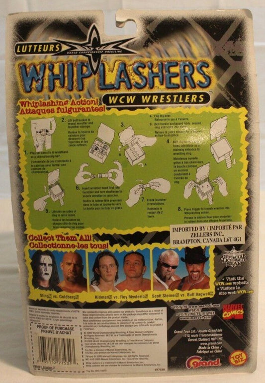 2000 WCW Toy Biz Whiplashers: Sting vs. Goldberg