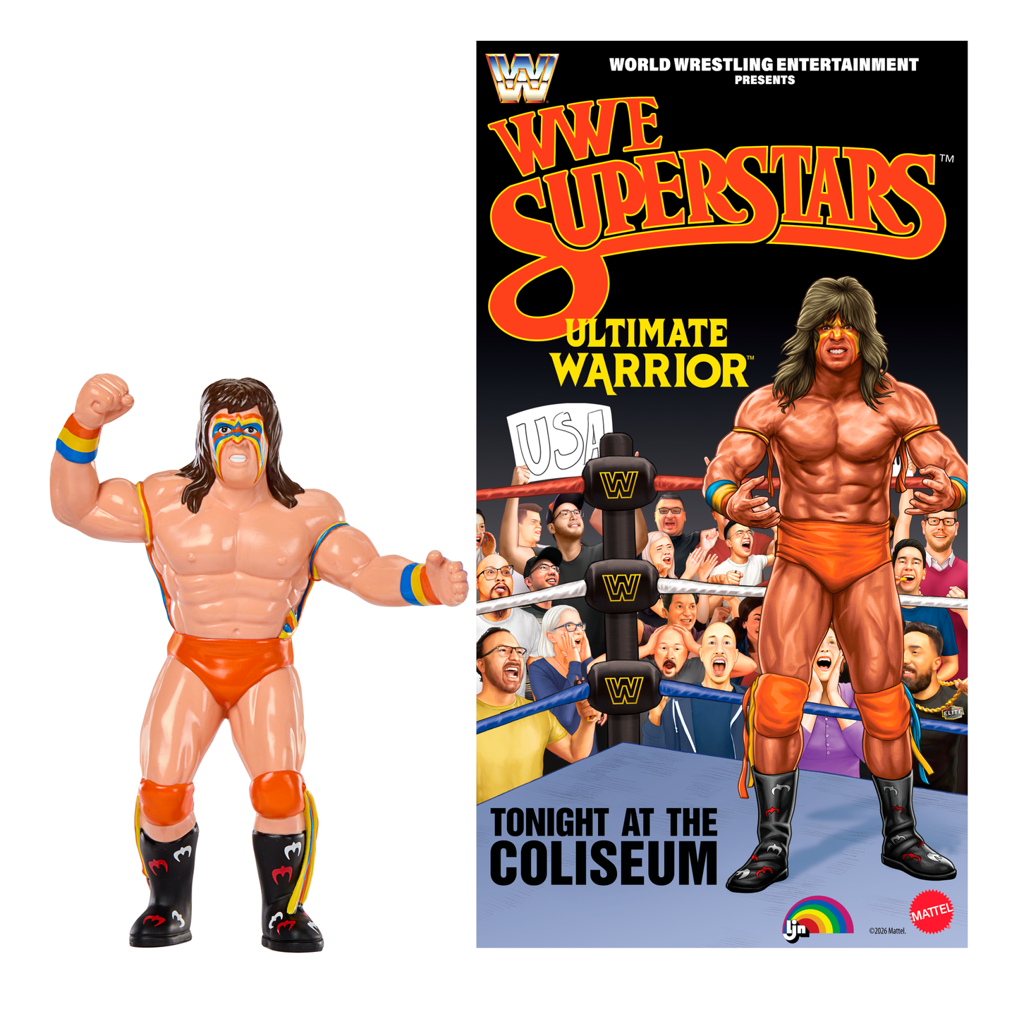 2026 Mattel LJN WWE Superstars Series 2 Ultimate Warrior [Exclusive]