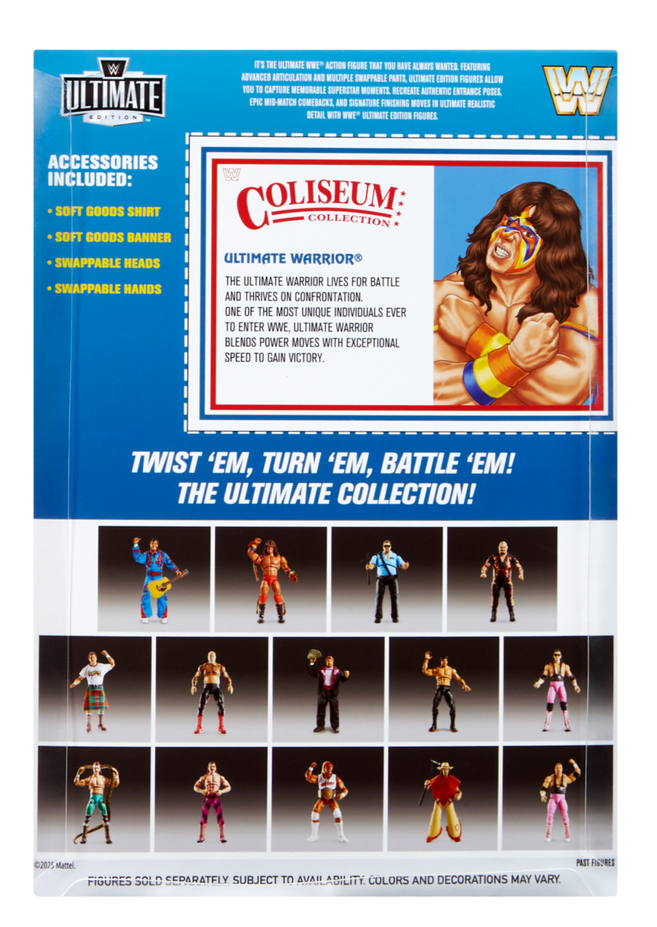 2025 WWE Mattel Ultimate Edition Coliseum Collection Series 7 Ultimate Warrior