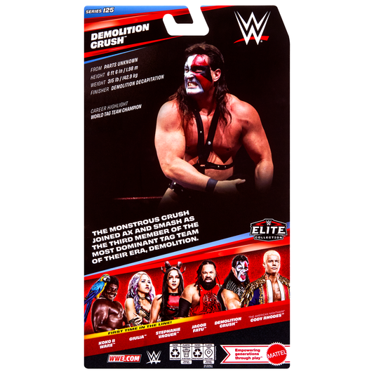 2026 WWE Mattel Elite Collection Series 125 Demolition Crush
