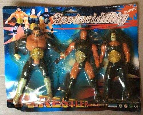 WCW Bootleg/Knockoff "Smash 'N' Slam" Invincidility Super Wrestlers: Hollywood Hogan, Goldberg & Sting
