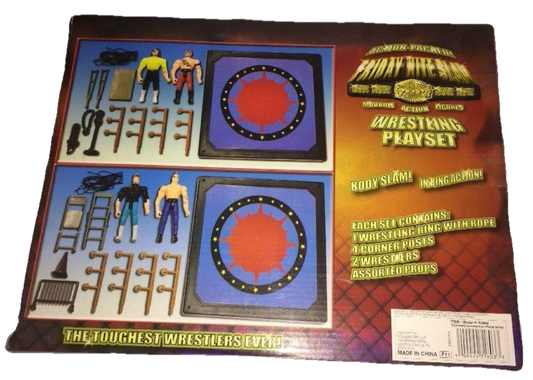 Manley Bootleg/Knockoff Action Packed Friday Nite Slam Wrestling Playset