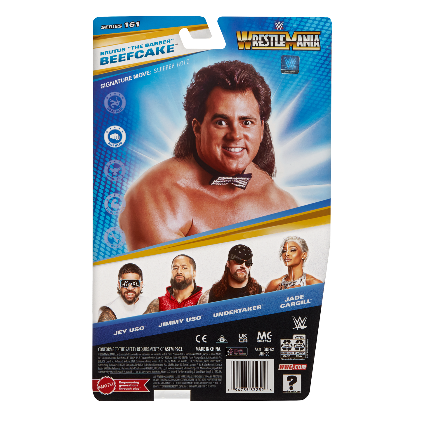 2025 WWE Mattel Main Event Series 161 Brutus Beefcake