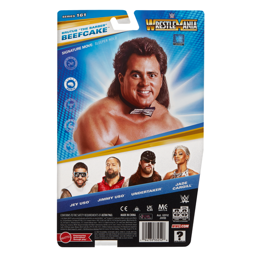 2025 WWE Mattel Main Event Series 161 Brutus Beefcake