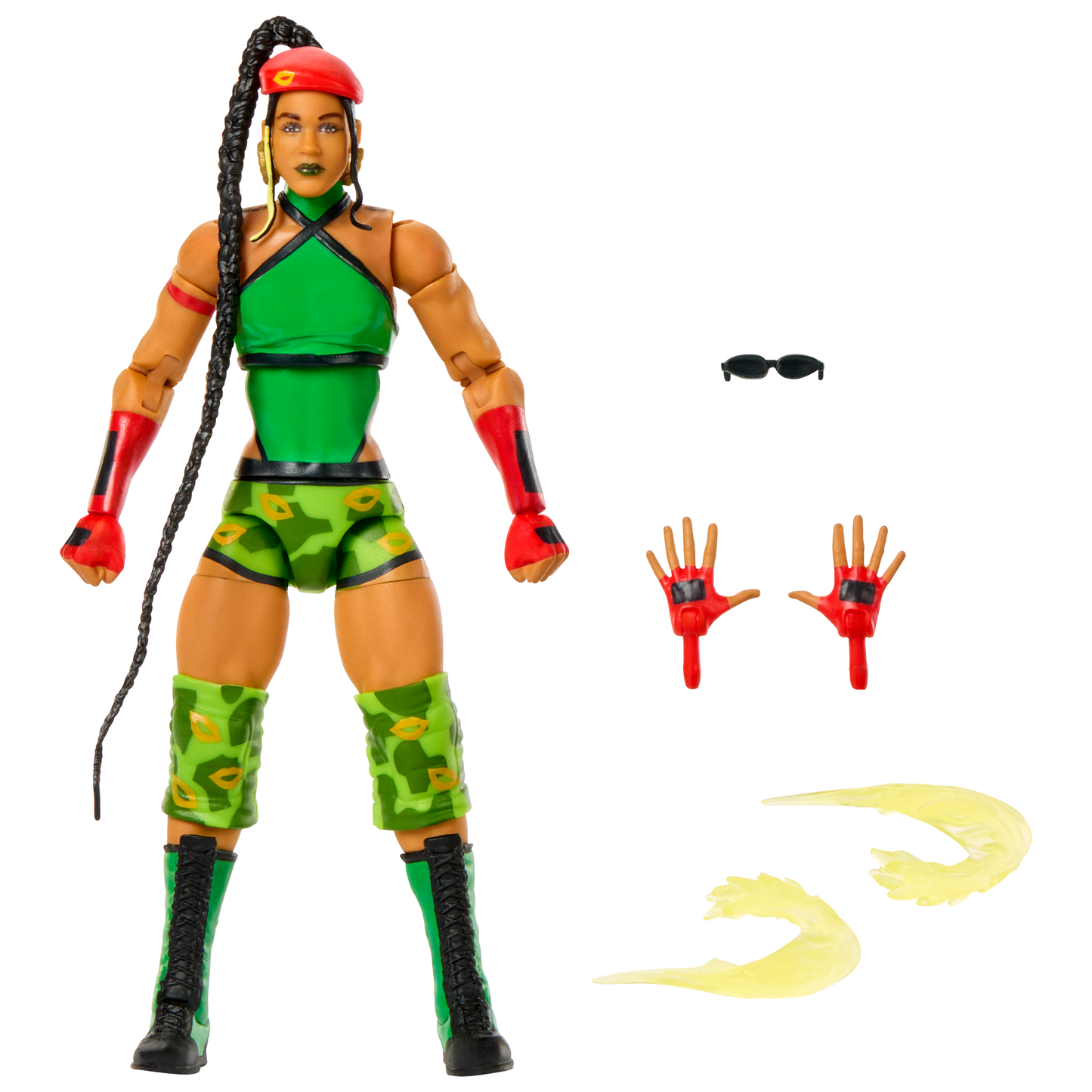 2026 WWE x Street Fighter Elite Collection Series 2 Bianca Belair as Cammy [Exclusive]