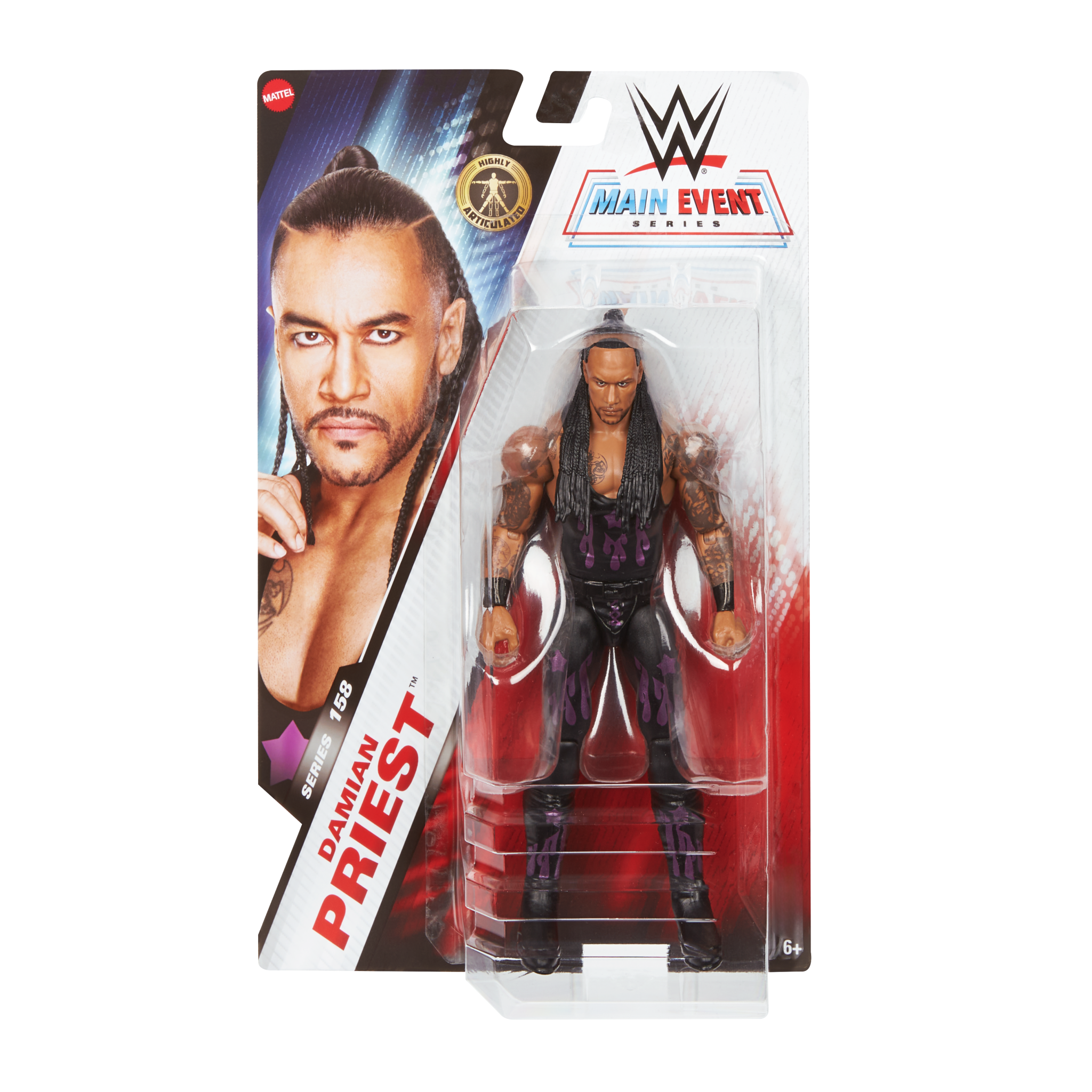 2025 WWE Mattel Main Event Series 158 Damian Priest – Wrestling