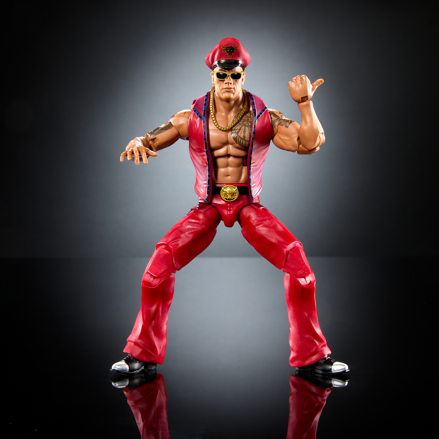 2026 WWE x Street Fighter Elite Collection Series 1 "Final Boss" The Rock as M. Bison [Exclusive]