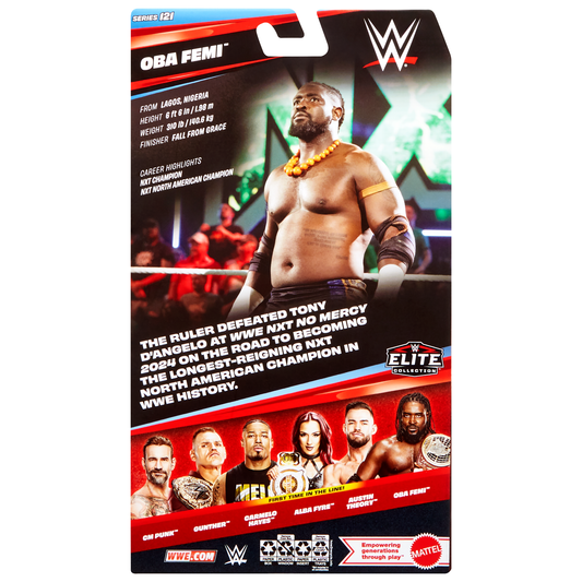 2025 WWE Mattel Elite Collection Series 121 Oba Femi