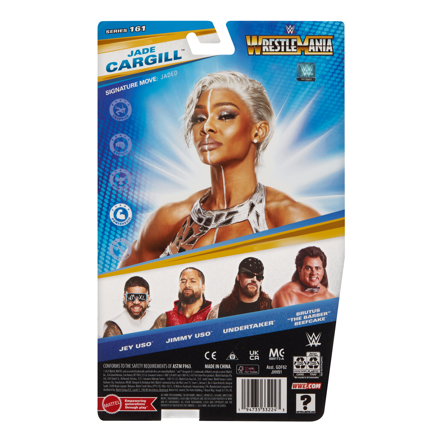 2025 WWE Mattel Main Event Series 161 Jade Cargill