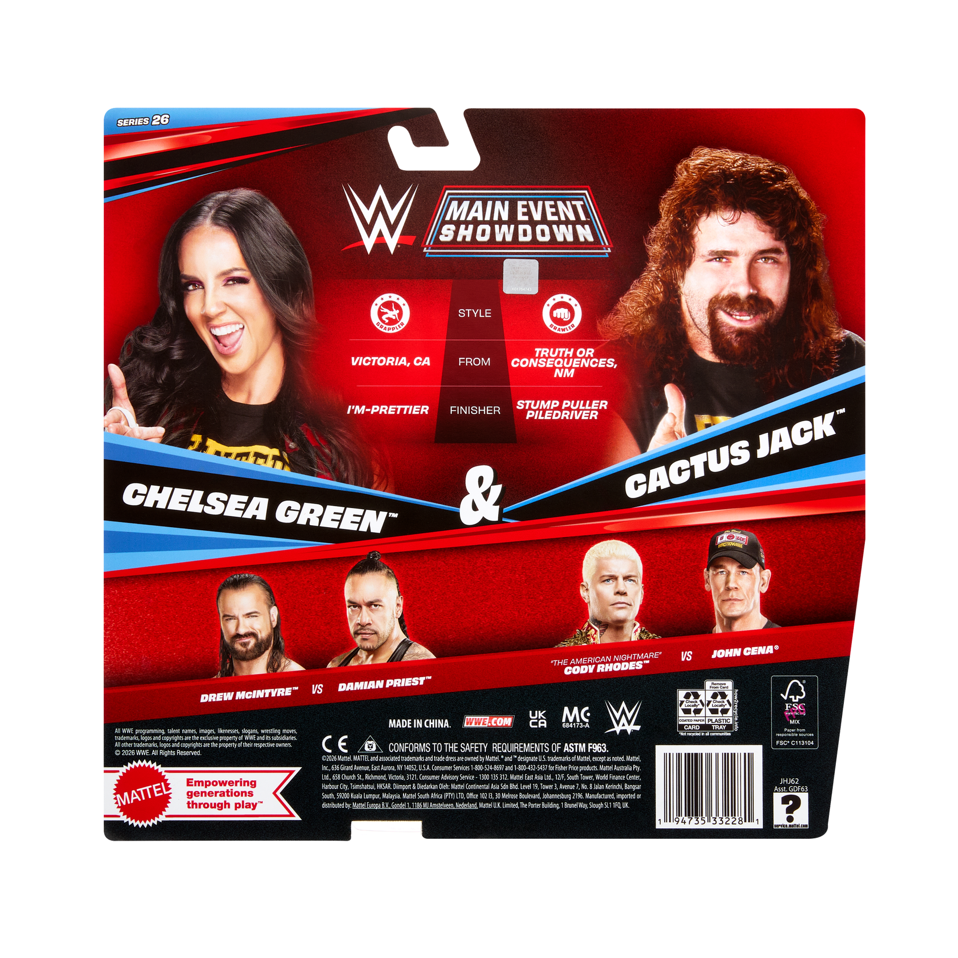 2026 WWE Mattel Main Event Showdown Series 26 Chelsea Green