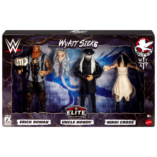 2026 WWE Mattel Elite Collection Walmart Exclusive Wyatt Sicks 3-Pack: Uncle Howdy, Erick Rowan & Nikki Cross