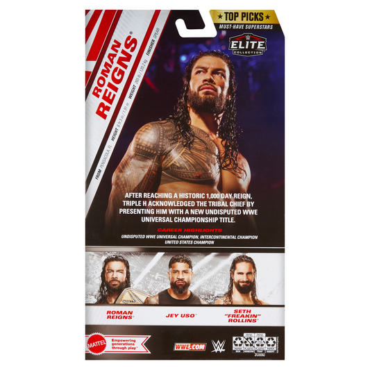 2024 WWE Mattel Elite Collection Top Picks Roman Reigns
