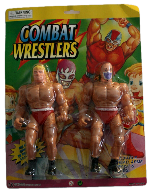 1996 Zaptron Combat Wrestlers Bootleg/Knockoff 2-Pack