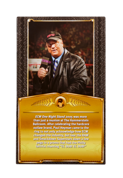 2025 WWE Mattel Elite Collection Ringside Exclusive Defining Moments Paul Heyman