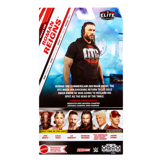 2025 WWE Mattel Elite Collection Series 120 Roman Reigns