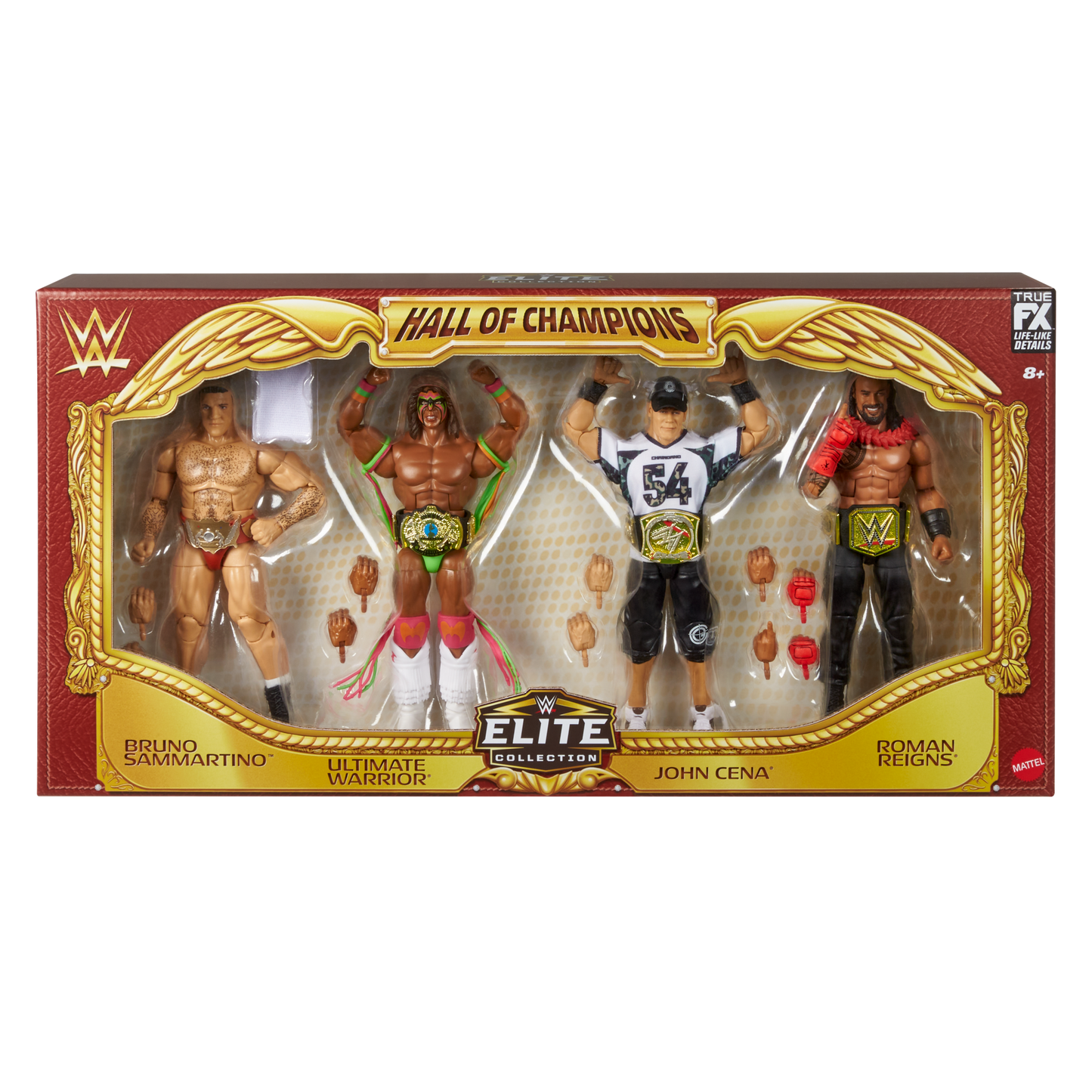 2025 WWE Mattel Elite Collection Hall of Champions 4-Pack [Exclusive]