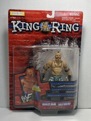 1999 WWF Jakks Pacific Break Down In Your House Droz [Blank Card Back]