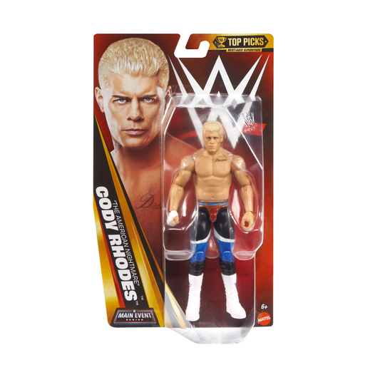2025 WWE Mattel Main Event Series Top Picks "The American Nightmare" Cody Rhodes