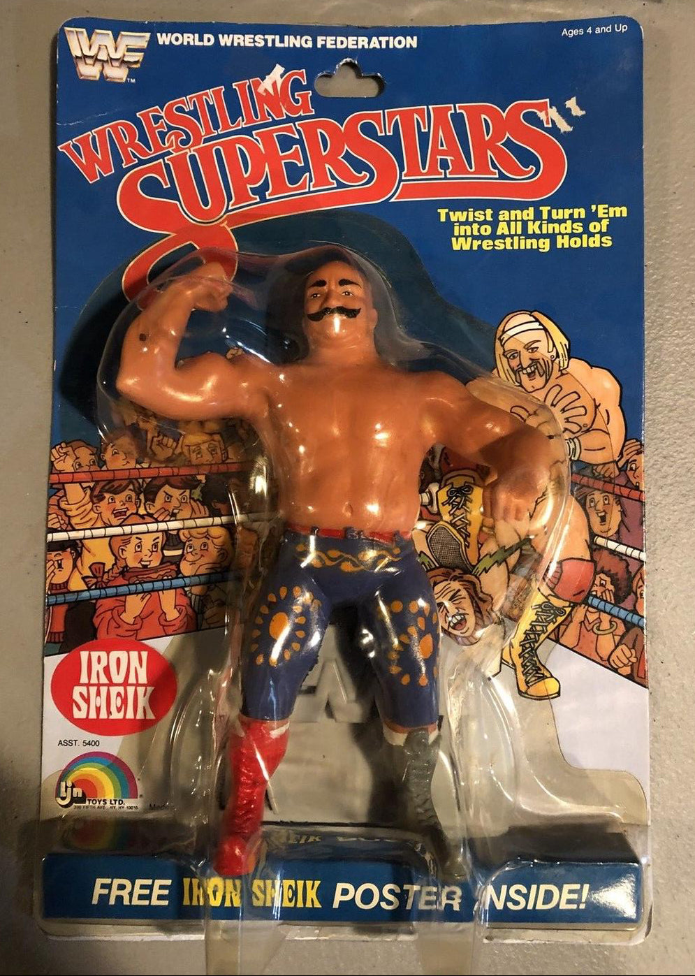 1985 WWF LJN Wrestling Superstars Series 1 Iron Sheik