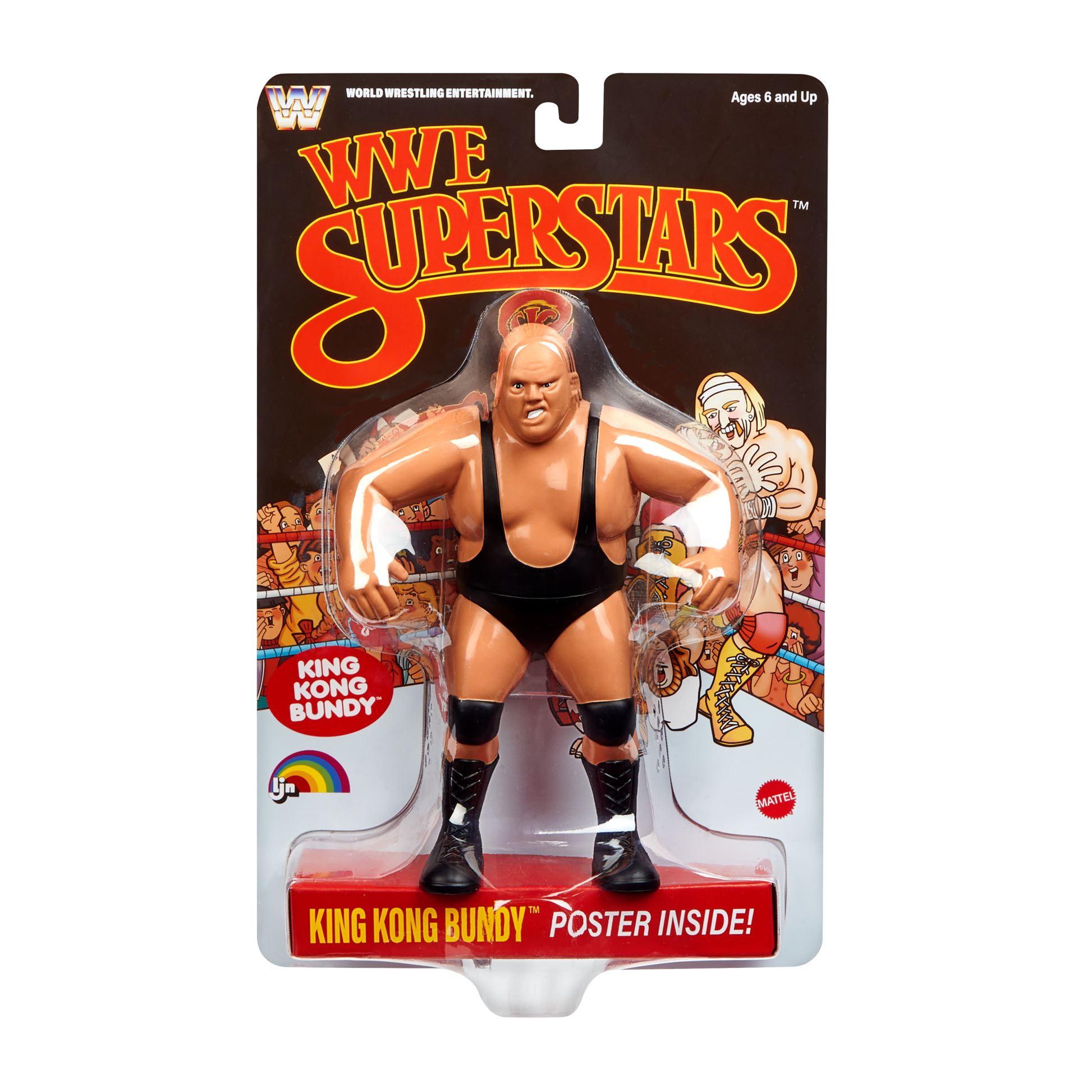 2026 Mattel LJN WWE Superstars Series 2 King Kong Bundy [Exclusive 2026 Mattel LJN WWE Superstars Series 2 King Kong Bundy [Exclusive