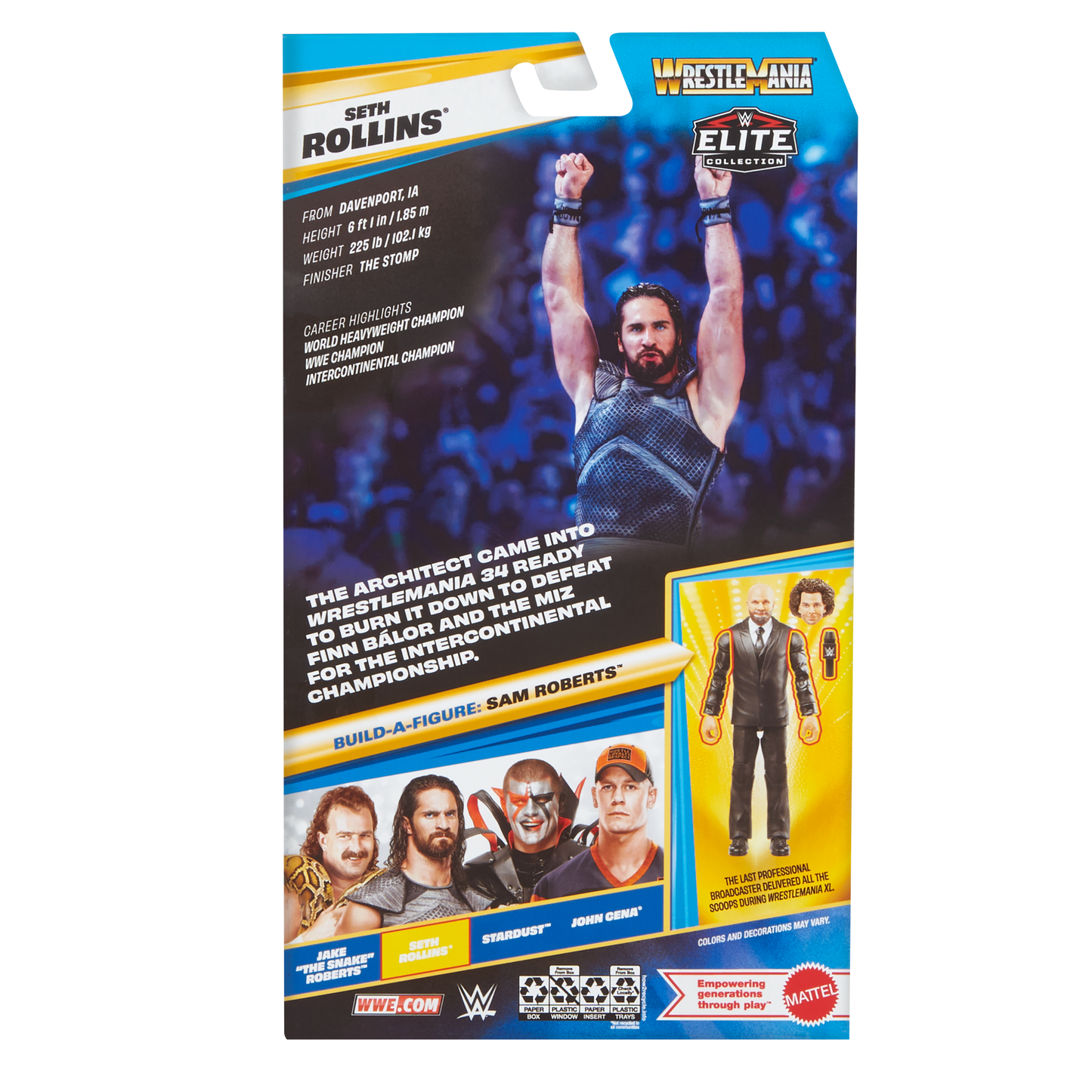 2025 WWE Mattel Elite Collection WrestleMania 42 Seth Rollins
