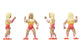 2024 WWE Mattel Creations Exclusive Retro Series 16 Official Retro 4-Pack