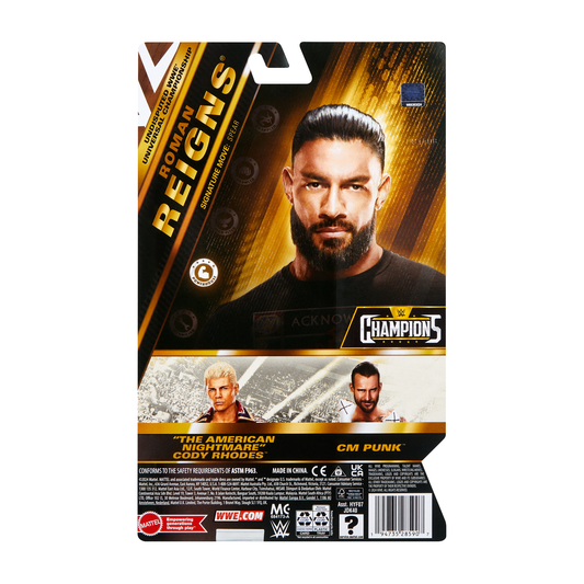 2024 WWE Mattel Main Event Champions Series 4 Roman Reigns