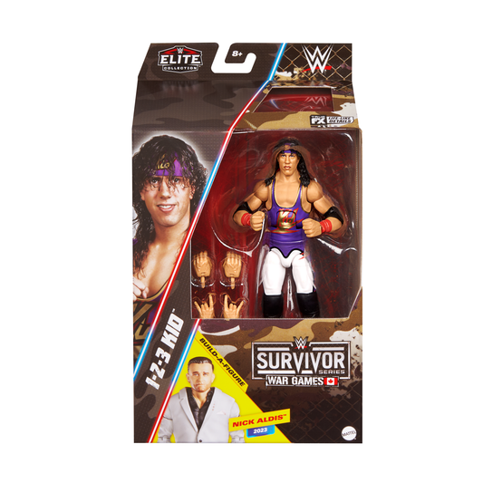 2025 WWE Mattel Elite Collection Survivor Series 8 1-2-3 Kid