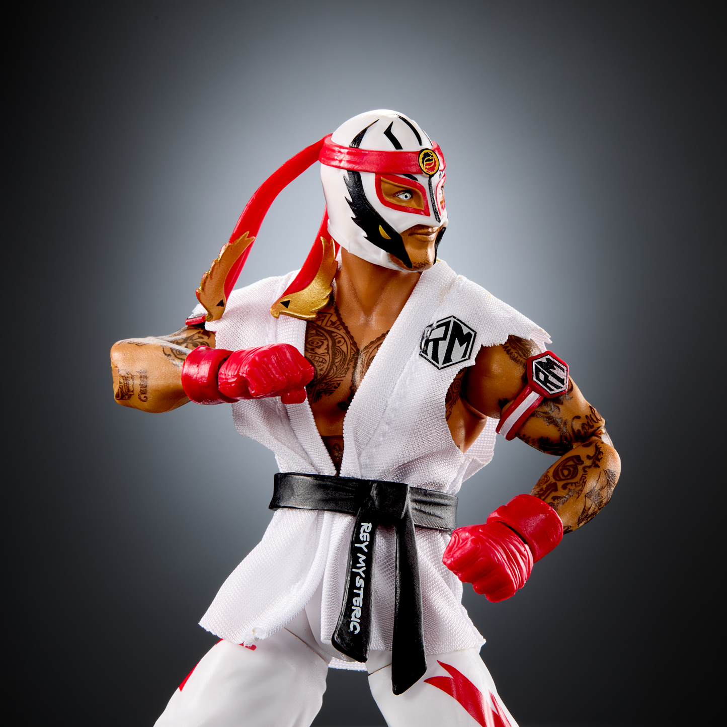 2026 WWE x Street Fighter Elite Collection Series 1 Rey Mysterio as Ryu [Exclusive]