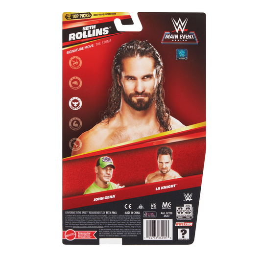 2026 WWE Mattel Main Event Series Top Picks Seth Rollins