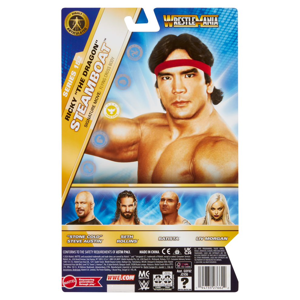 Mattel WWE Elite Collection Ricky The Dragon Steamboat Action Figure | Acquisti Online su