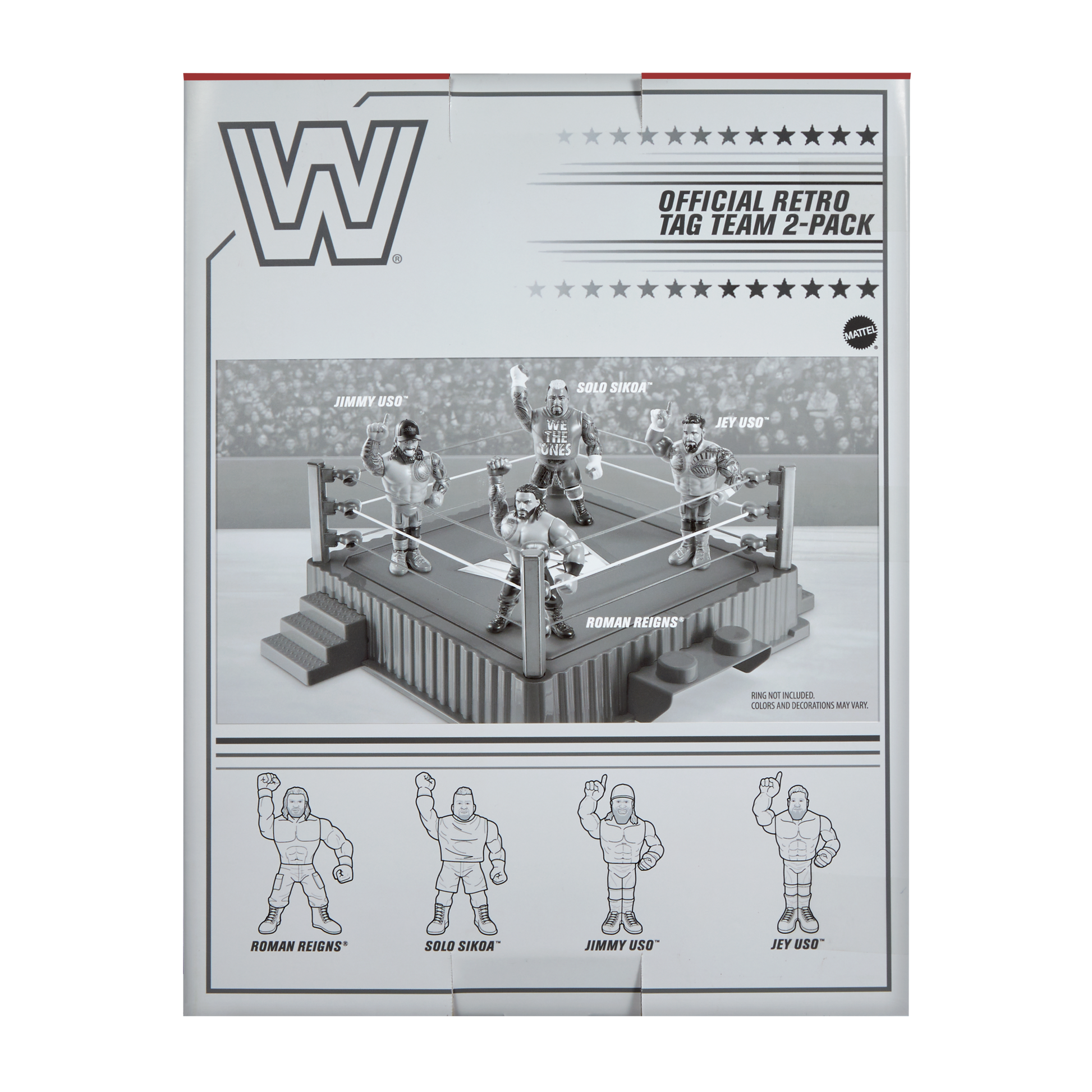 2025 WWE Mattel Ringside Exclusive Bloodline Official Retro Tag 2025 WWE Mattel Ringside Exclusive Bloodline Official Retro Tag