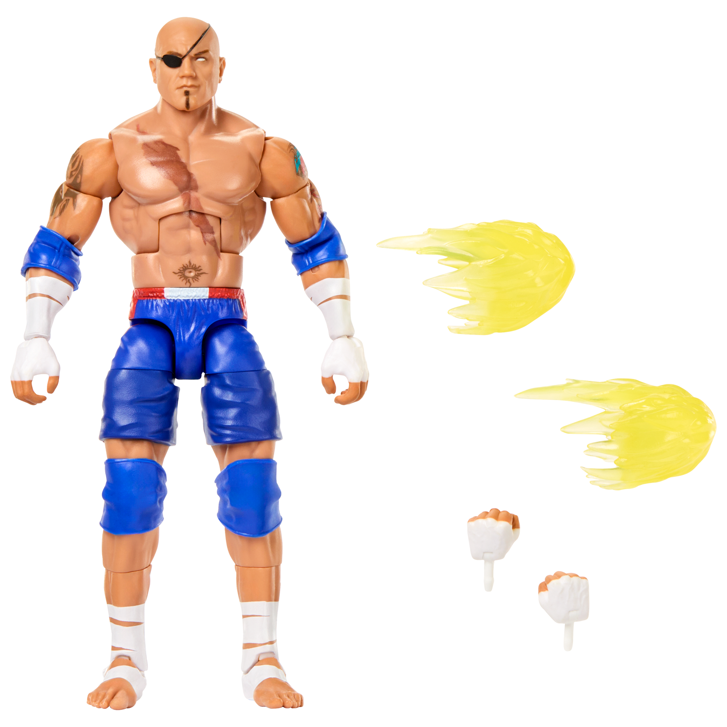 2026 WWE x Street Fighter Elite Collection Series 2 Batista as Sagat [Exclusive]