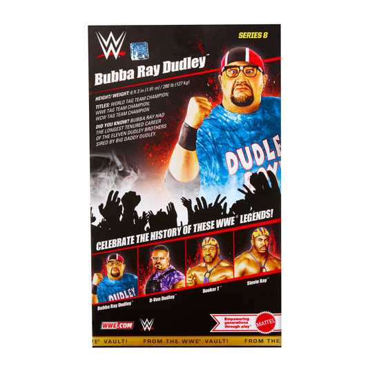 2026 WWE Mattel Elite Collection From the Vault Series 8 Bubba Ray Dudley