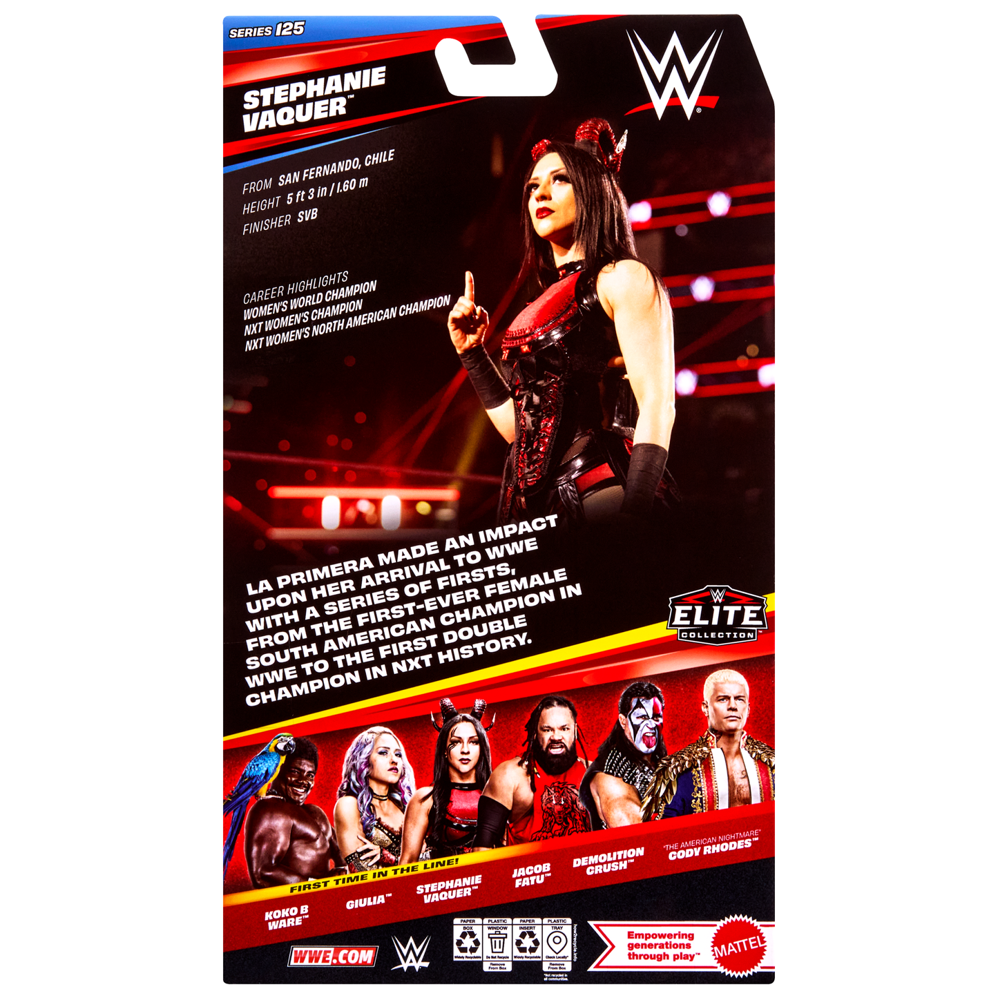 2026 WWE Mattel Elite Collection Series 125 Stephanie Vaquer