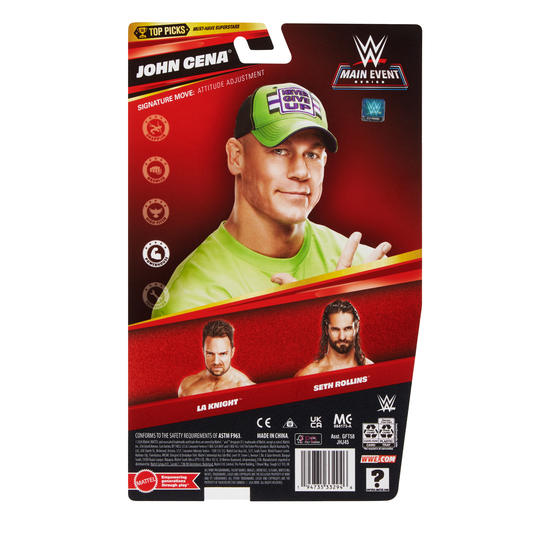2026 WWE Mattel Main Event Series Top Picks John Cena