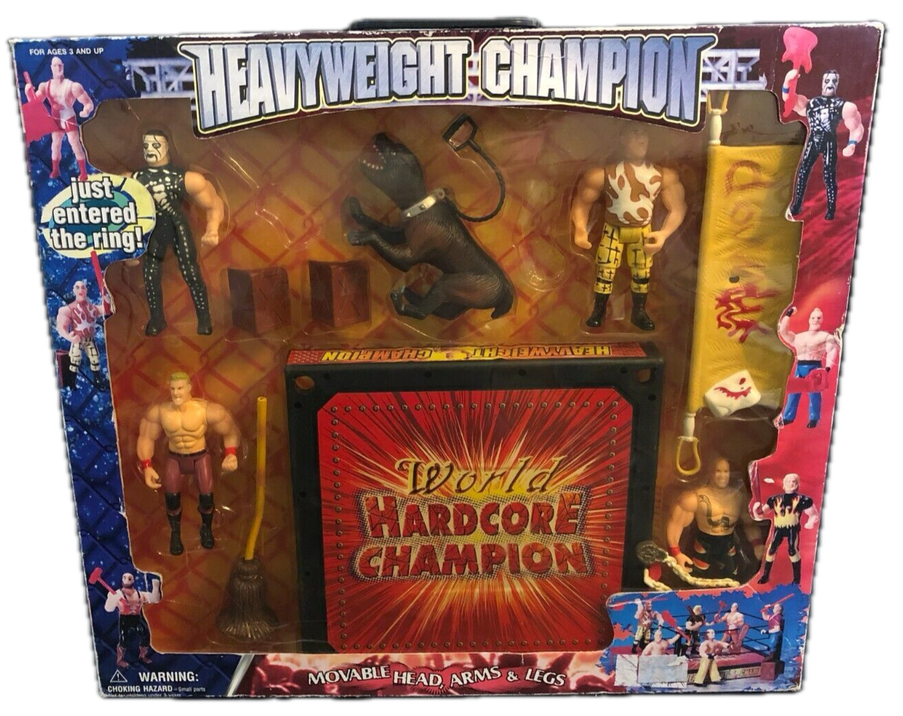 Heavyweight Champion Bootleg/Knockoff Action Figure Set Wrestling