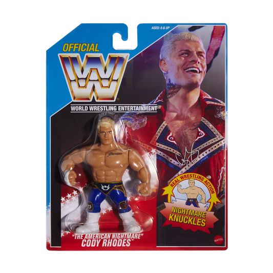 2025 WWE Mattel Ringside Exclusive Retro Series 1 "The American Nightmare" Cody Rhodes