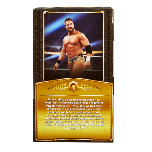 2024 WWE Mattel Elite Collection Ringside Exclusive Defining Moments LA Knight