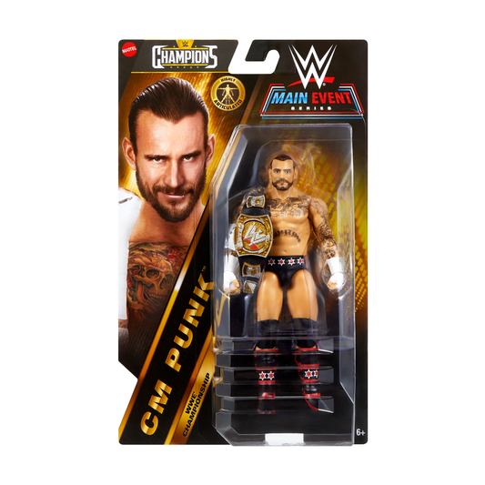 2024 WWE Mattel Main Event Champions Series 4 CM Punk