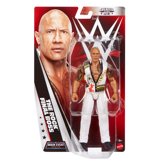 2026 WWE Mattel Main Event Greatest Hits Series 3 "Final Boss" The Rock