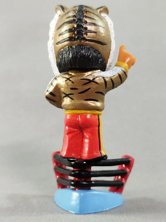 2007 CharaPro Mini Big Heads/Pro-Kaku Heroes Series 9 Tiger Mask IV [With Red Pants, In Pointing Pose]