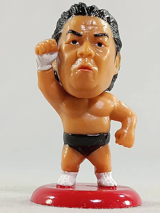 2005 CharaPro Mini Big Heads/Pro-Kaku Heroes Series 4 Riki Choshu [With Ring Gear]