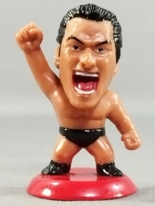 2005 CharaPro Mini Big Heads/Pro-Kaku Heroes Series 1 Antonio Inoki [With Ring Gear]