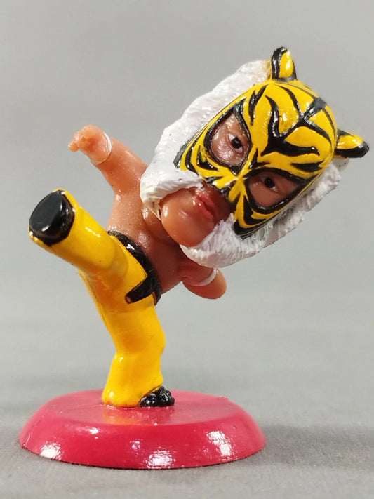 2005 CharaPro Mini Big Heads/Pro-Kaku Heroes Series 1.5 Tiger Mask IV [With Yellow Pants]