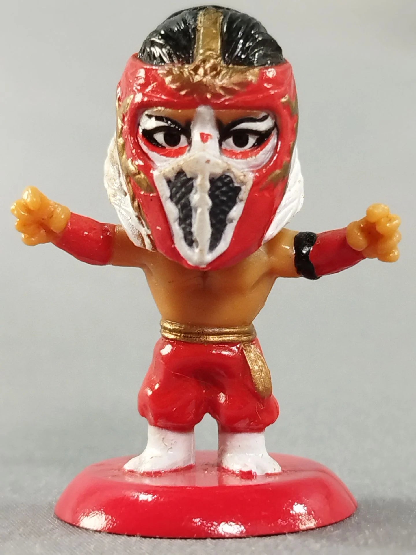 2005 CharaPro Mini Big Heads/Pro-Kaku Heroes Series 4 Hayabusa [With Red Gear]