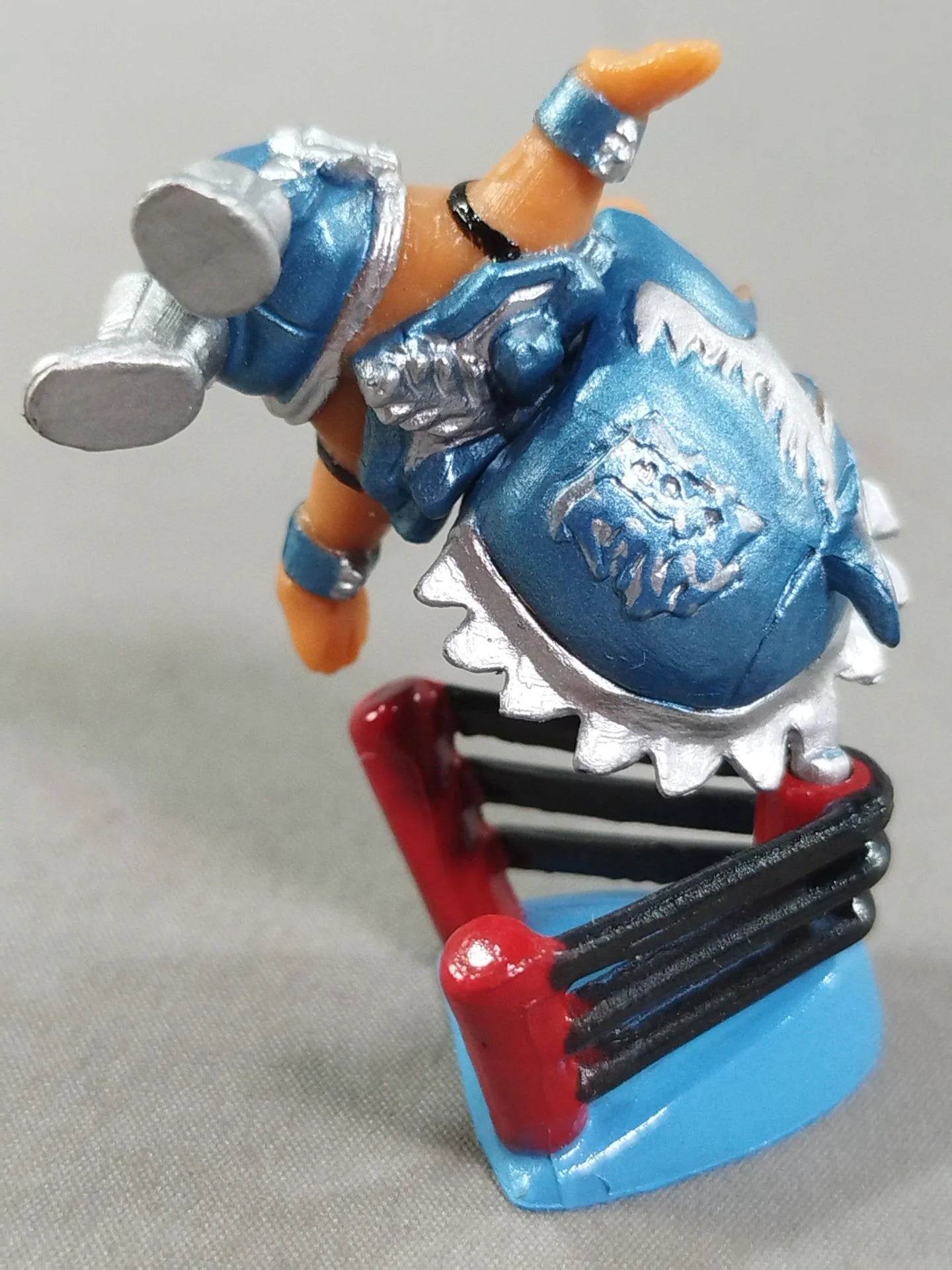 2006 CharaPro Mini Big Heads/Pro-Kaku Heroes Series 6 Ultimo Dragon [With Blue Gear]
