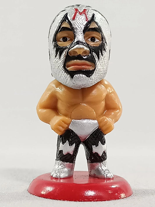 2005 CharaPro Mini Big Heads/Pro-Kaku Heroes Series 5 Mil Mascaras [With Ring Gear]