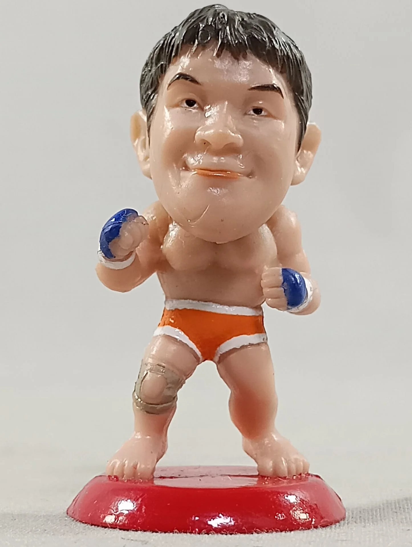 2005 CharaPro Mini Big Heads/Pro-Kaku Heroes Series 1 Kazushi Sakuraba [With Ring Gear]